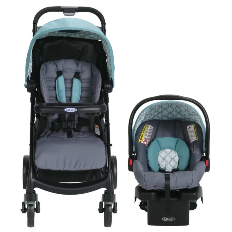 Verb Click Connect Travel System with SnugRide Infant Car Seat Graci Rebelstork US