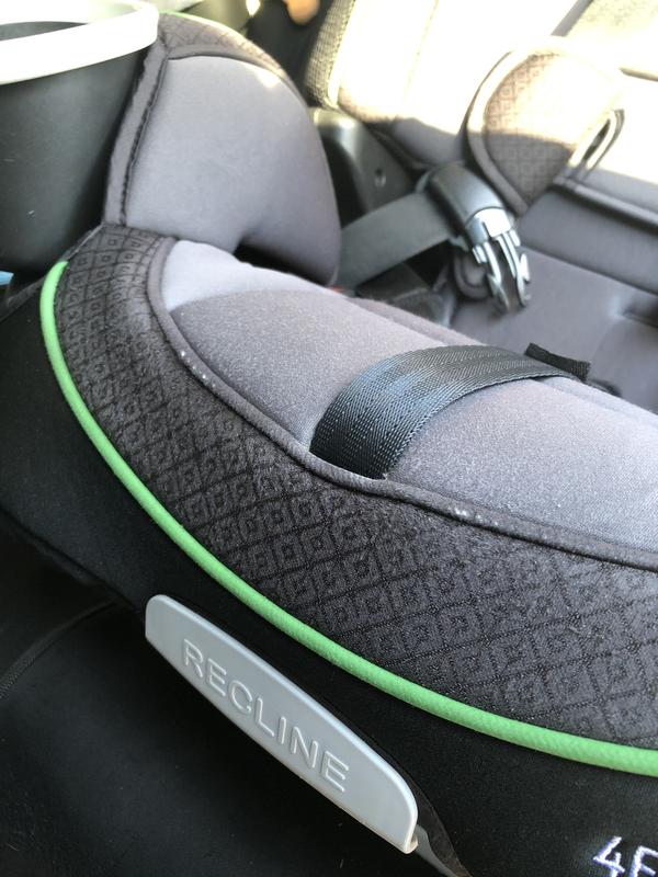 Picture of wear on the old seat.