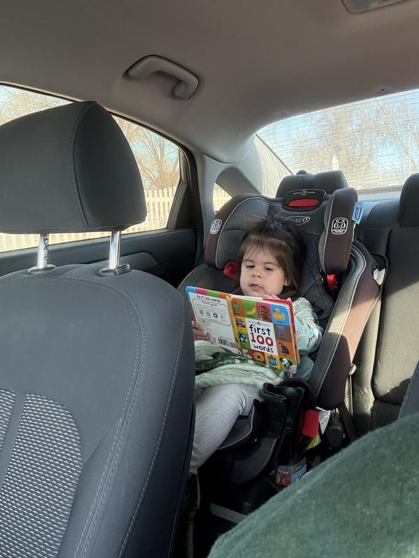 First day of forward facing and she loved it!