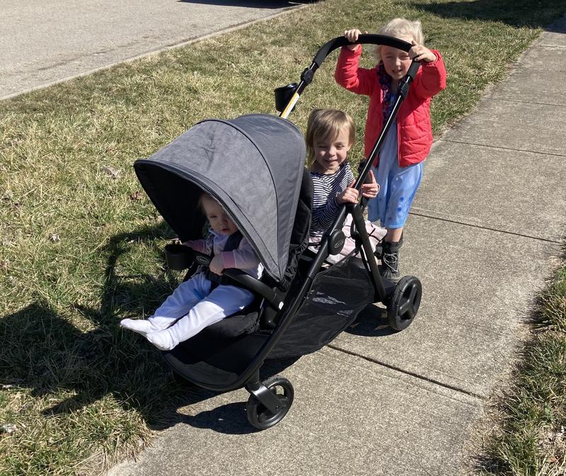 Graco ready to grow double clearance stroller positions