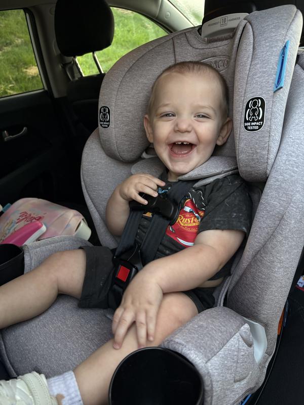 loves his car seat