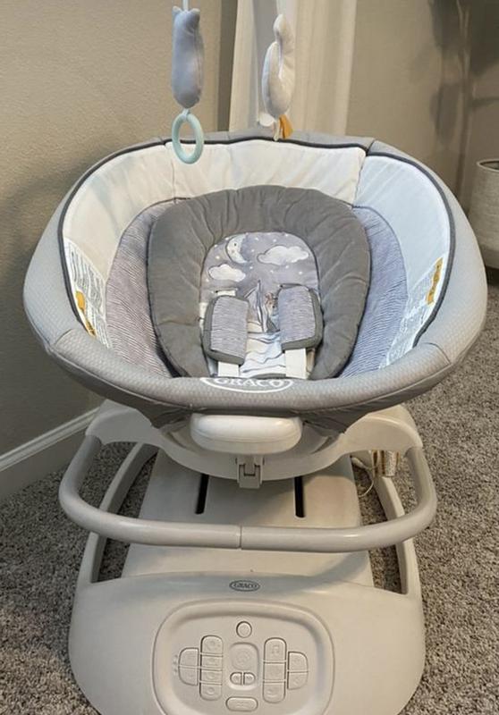 Graco sense2soothe baby swing with hot sale cry detection technology in sailor