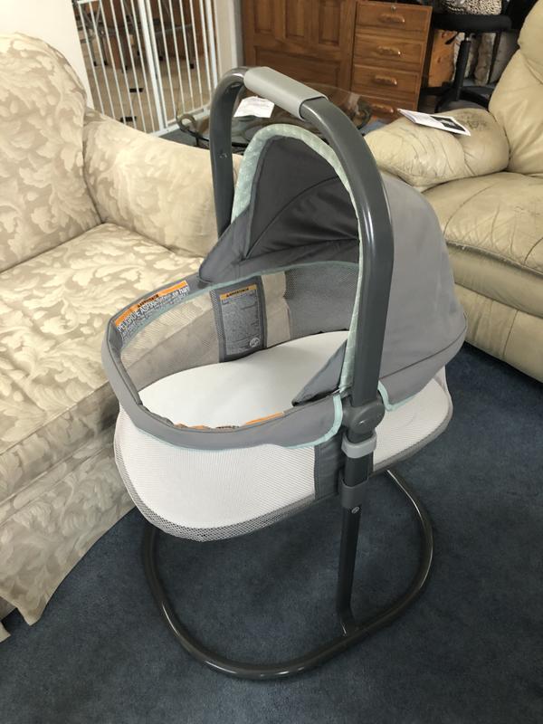 Graco portable bassinet stand best sale