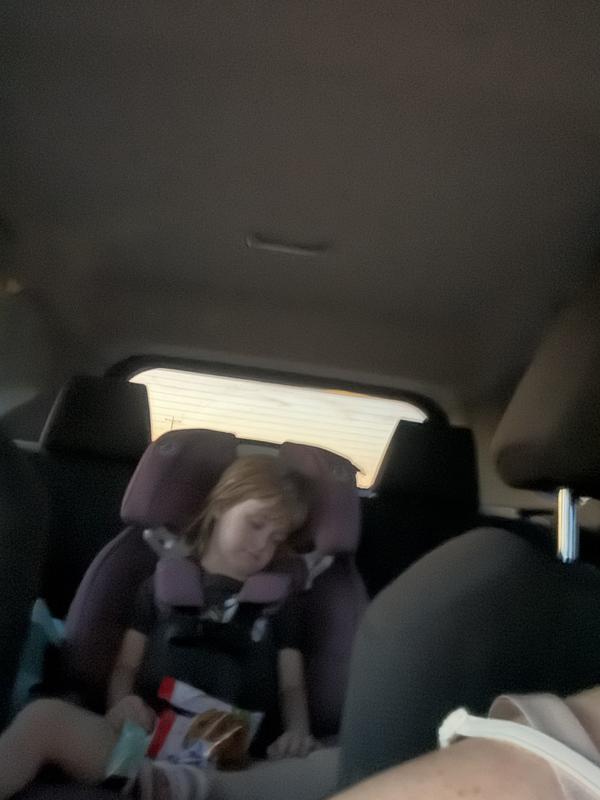 Fell asleep and her head didn’t hang forward. Super comfy!