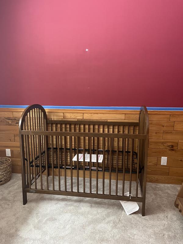 Cannot wait to finish painting and finish the nursery around the crib!