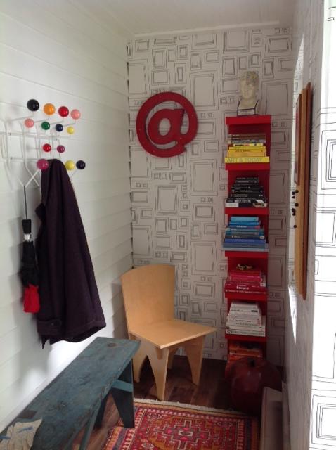 Mudroom with Graham & Brown "Frames"