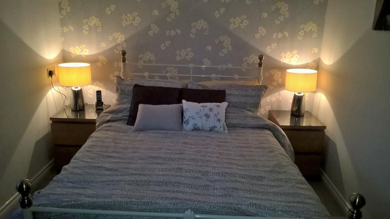 My newly decorated guest room