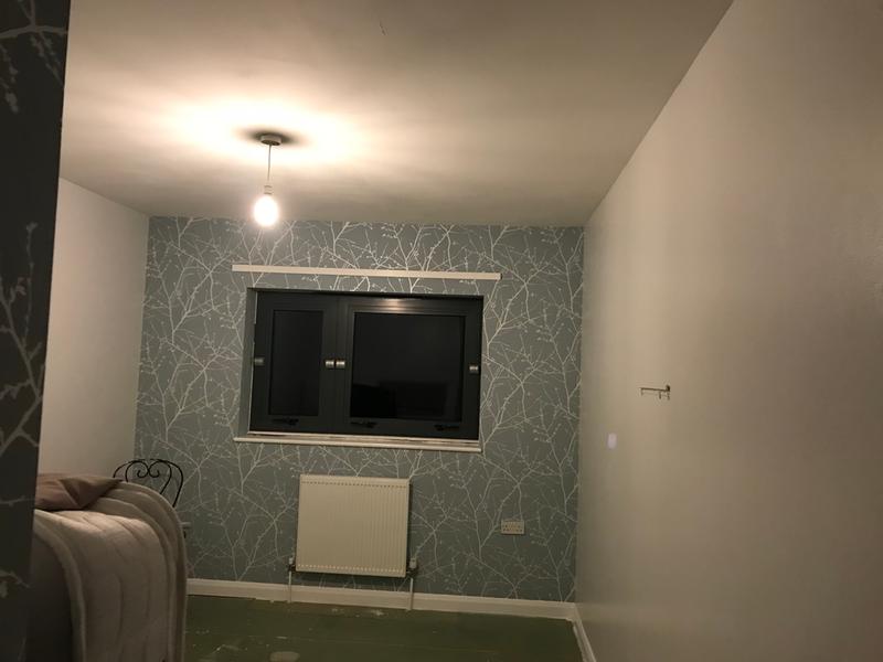 Bedroom feature wall