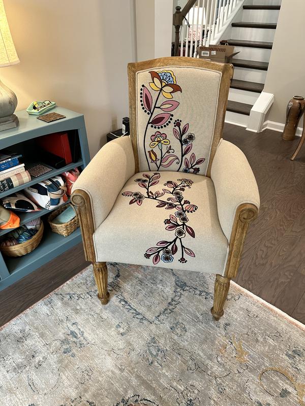 Celeste Embroidered Armchair Grandin Road 60 OFF