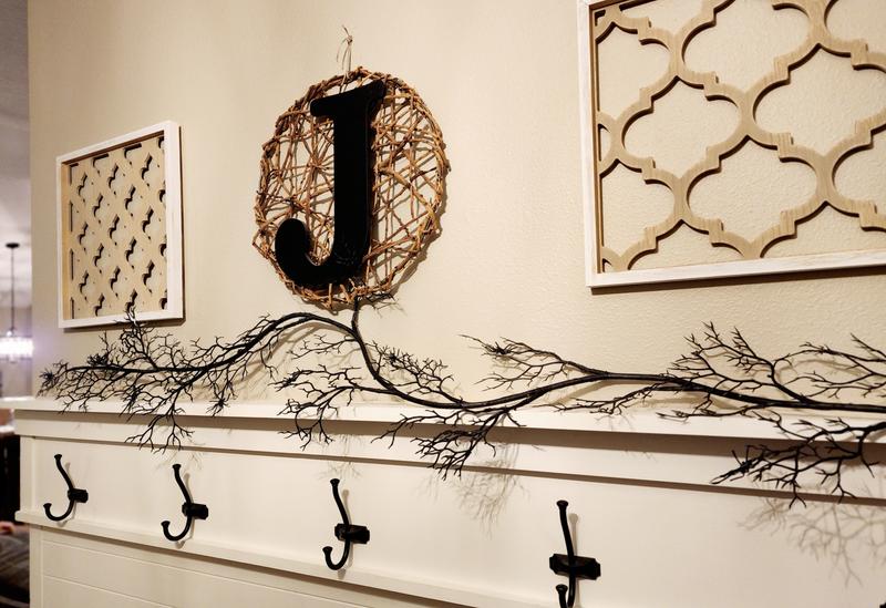 Pre-lit Black Twig Garland