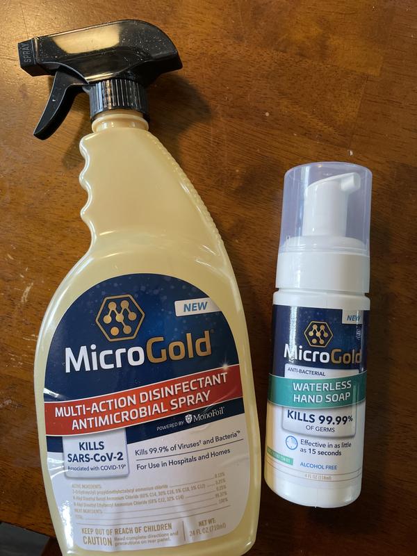 MicroGold Multi-action Disinfectant Antimicrobial 128-fl oz ...