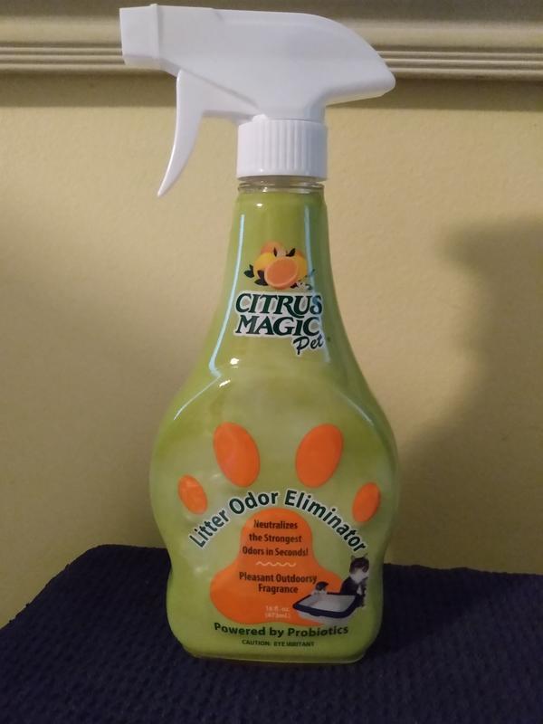 Citrus Magic Pet Odor Control Paws For Litter, Fresh Linen