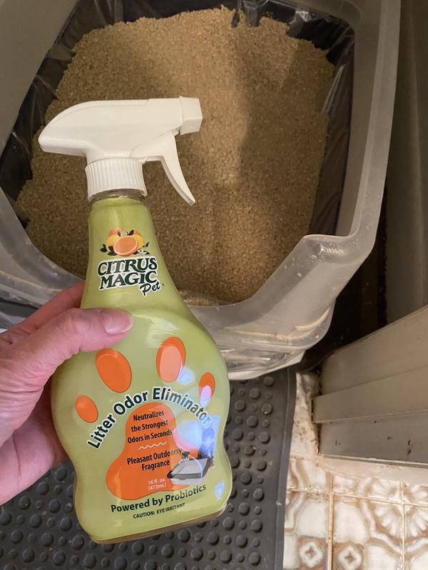 Citrus Magic Pet Odor Control Paws For Litter, Fresh Linen