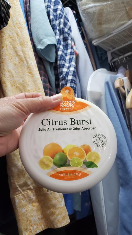 Closet Odor Eliminator - Citrus Magic For Closets Odor Absorbing
