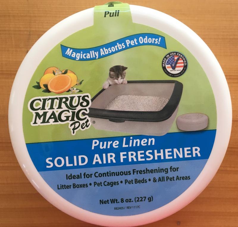 Air freshener for shop litter box area