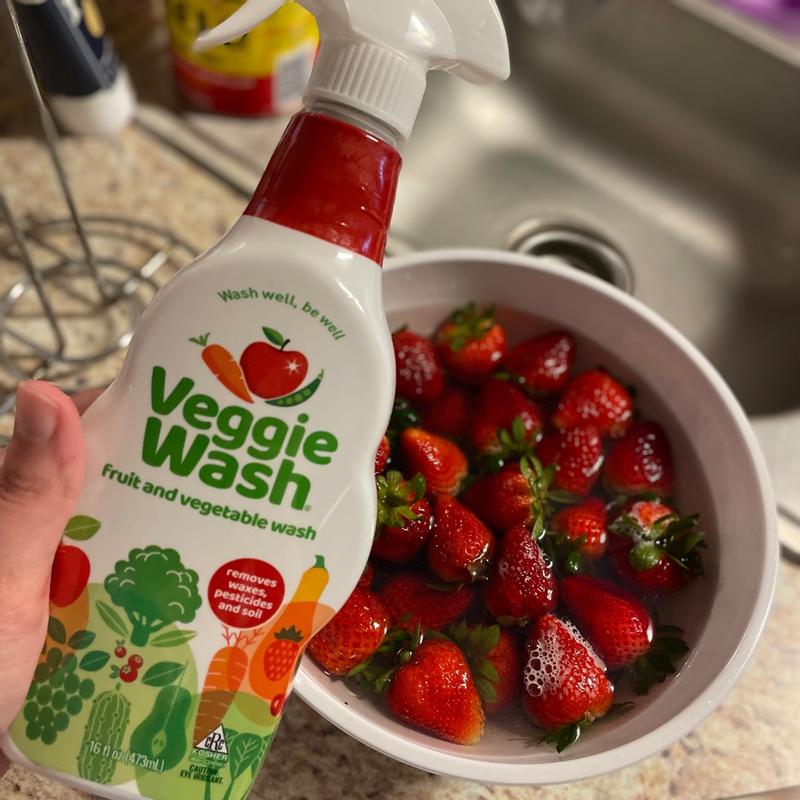 Veggie Wash Fruit and Vegetable Wash, 16 oz. Bottle