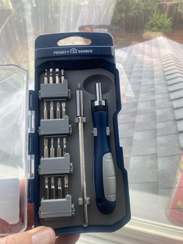 Project Source 18 -Piece 2-in Ratcheting Multi-Bit Replaced Combination ...