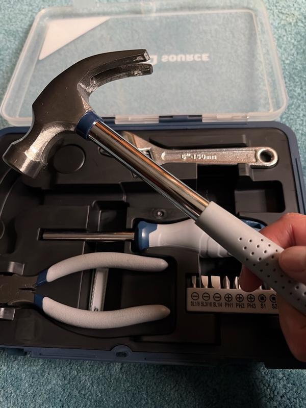 Project Source 15 -Piece Household Tool Set with Hard Case in the ...