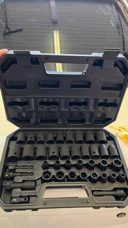 Project Source 39 -Piece Metric and standard (SAE) Mechanics Tool