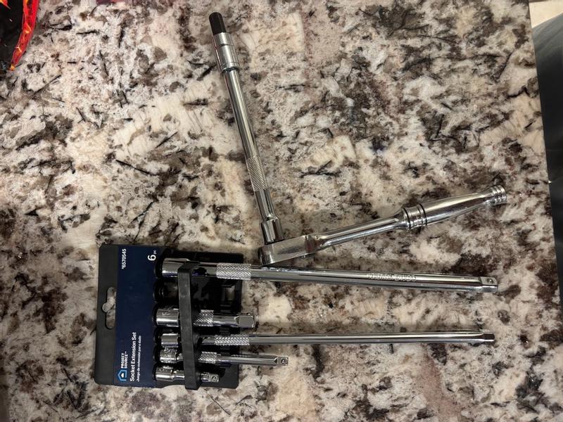 Project Source 6 -Piece 1/4-in 3/8-in Drive Set Socket Extension Set in ...