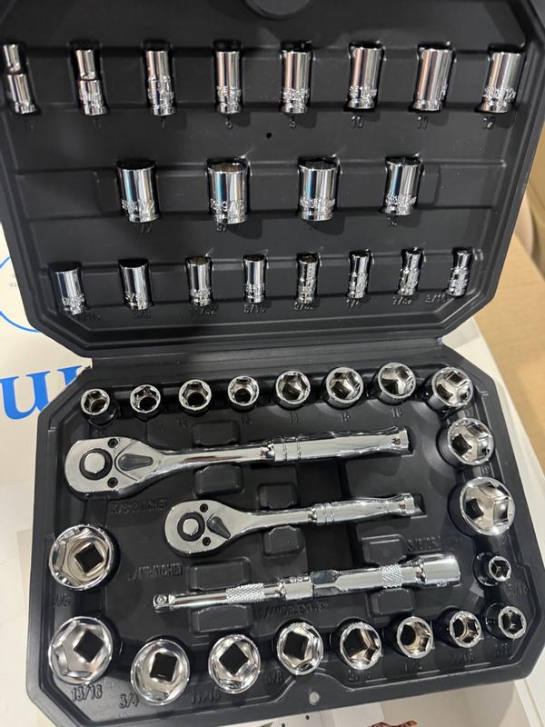 Project Source 44 -Piece Metric and standard (SAE) Mechanics Tool