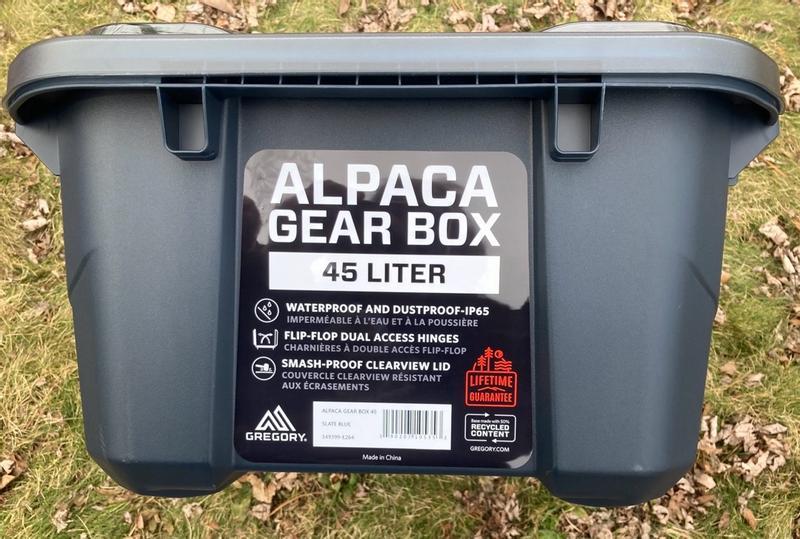 Alpaca Gear Box 45, Gear & Organization