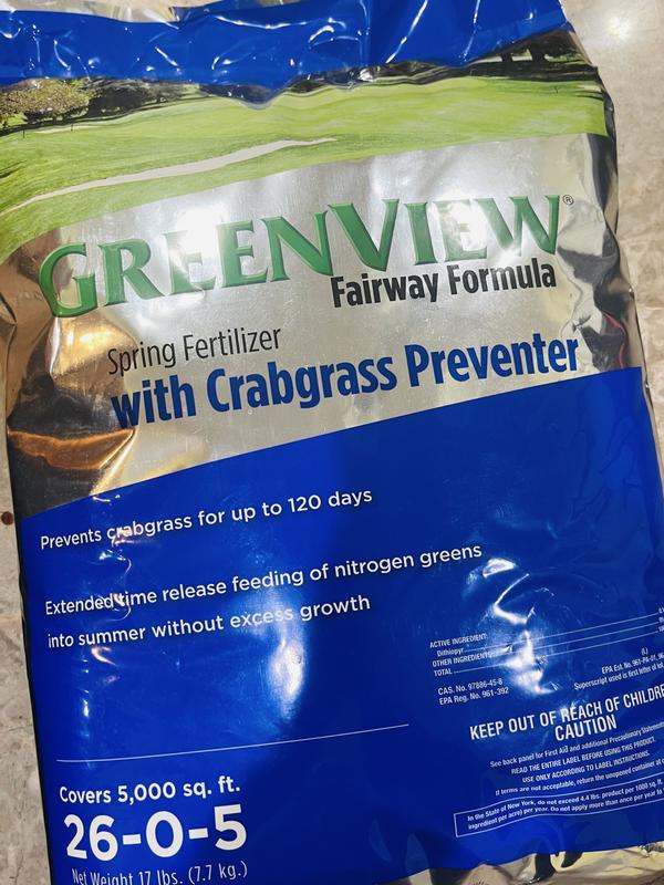 GreenView 17 lbs. Fairway Formula Spring Fertilizer with Crabgrass Preventer