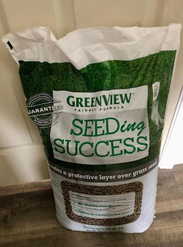 GreenView 38 lbs. Fairway Formula Seeding Success Biodegradable Mulch with Fertilizer (50-Bags/38,000 sq. ft./Pallet) GreenView 38 lbs. Fairway Formula Seeding Success Biodegradable Mulch with Fertilizer (50-Bags/38,000 sq. ft./Pallet)