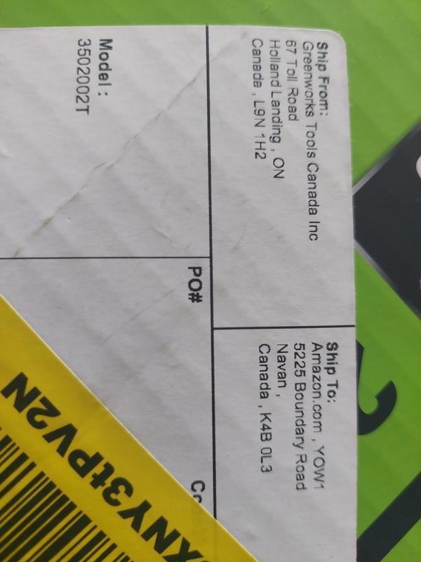 I can't explain the ship from, Holland Landing to ship to, Navan.