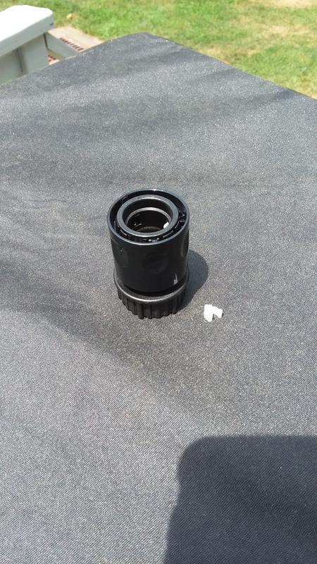 Adapter for garden hose broke during 2nd use.