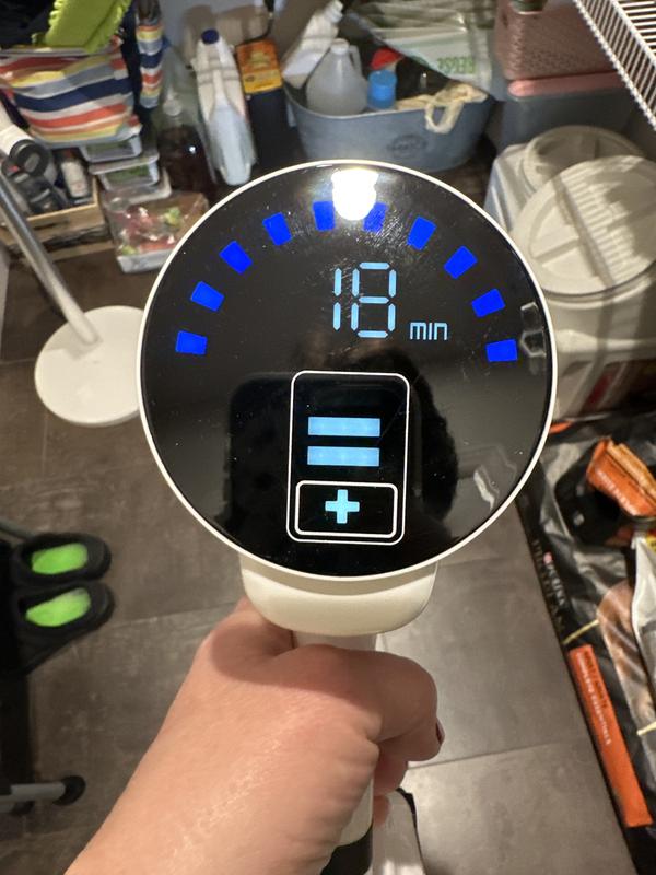 Example of the battery charge and time.