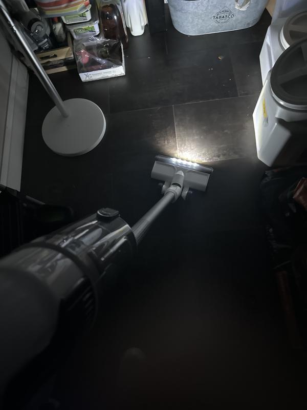 The powerful LED lights. Easier to see dirt when you vacuum in the dark.