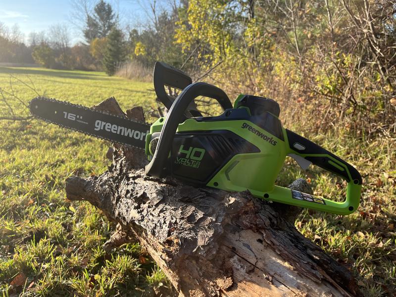 Greenworks 40-Volt Max Lithium Ion 16-in Cordless Electric Greenworks 40-Volt Max Lithium Ion 16-in Cordless Electric
