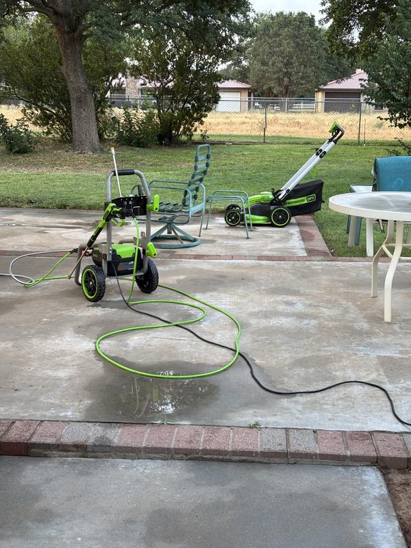 Greenworks on break