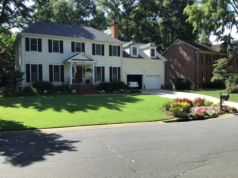 My front yard with TifTuff bermudagrass.