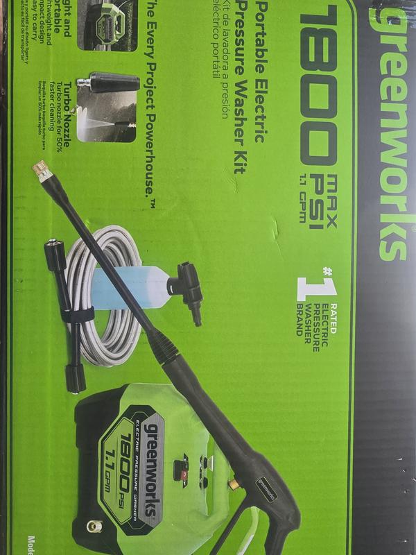 This is the pressure washer that I haven't been using it's great thank you