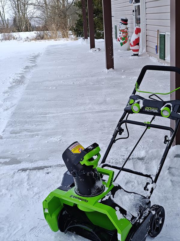 2 - 12" of snow gone!