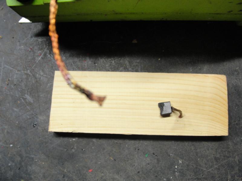Wire with brush completely gone