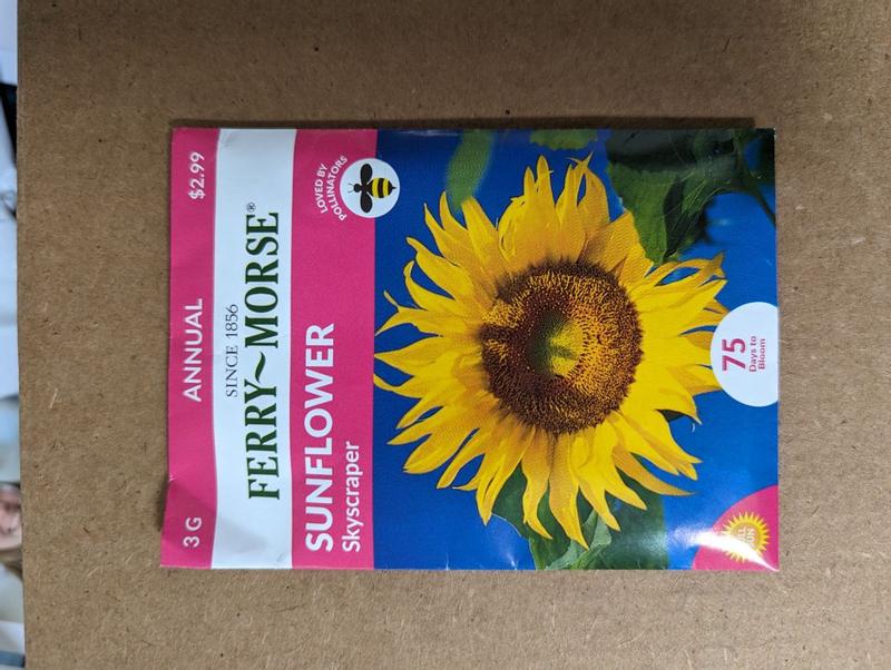 Ferry-Morse Sunflower Seeds 5.3 Gram(s) in the Flower Seeds
