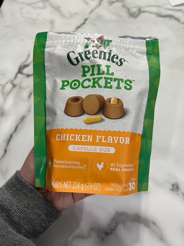 Chicken pill outlet pockets