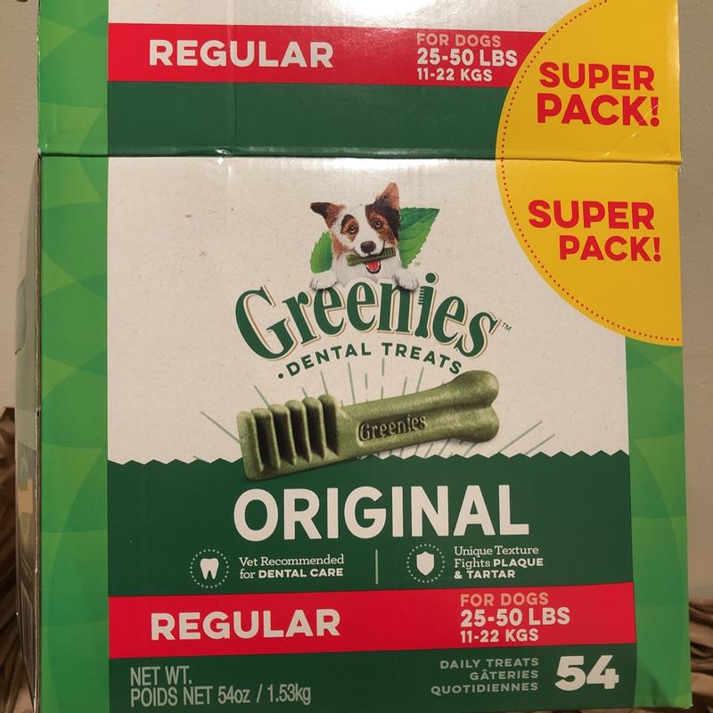 GREENIES Original TEENIE Natural Dental Dog Treats, 6 oz. Pack (22 Treats)