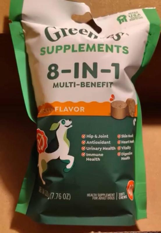 8-in-1 Multi-Benefit Dog Supplements Chicken Flavor