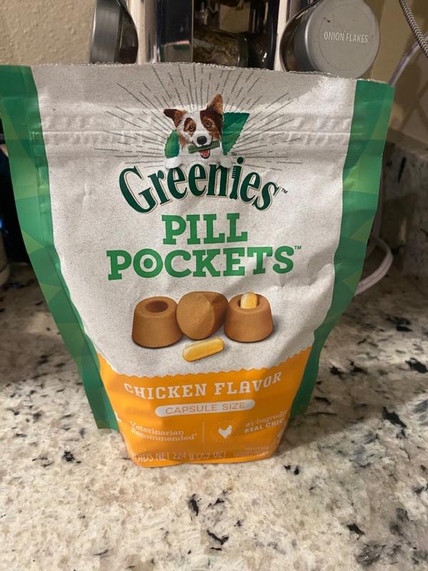 Greenies Pill Pockets Chicken Flavor Natural Soft Cat Treats 3 oz. Petco