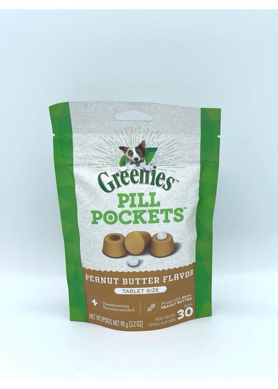 GREENIES Peanut Butter Pill Pockets for Dogs 30 Count