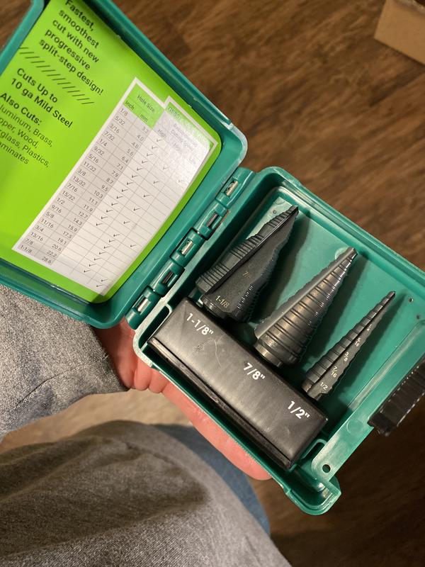 Greenlee step bit set sale