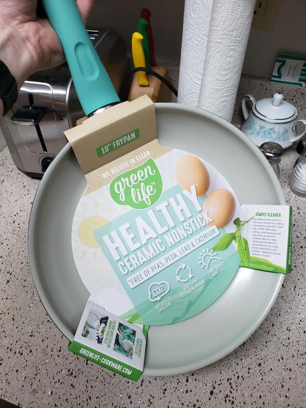 Green Life Healthy Ceramic Frying Pans Real Review. 