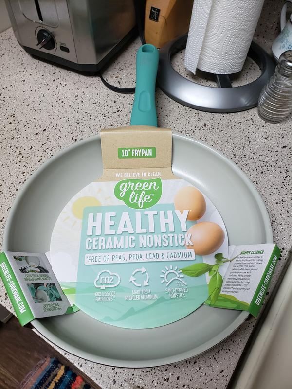 Green Life Healthy Ceramic Frying Pans Real Review. 