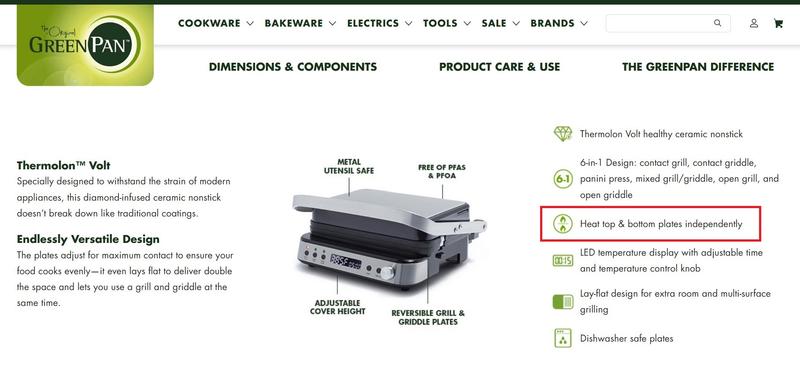 GreenPan Nonstick 6-in-1 Contact Grill with Waffle Plates on QVC 