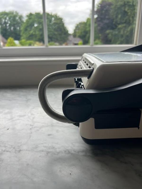 Customer photo for "Excellent unit but cannot store standing!"