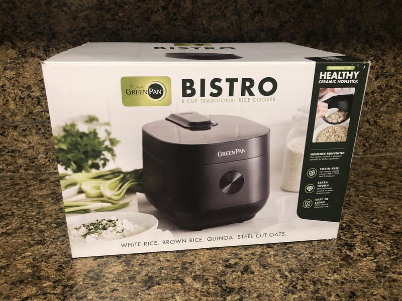 Bistro 8-Cup Traditional Rice Cooker | Black